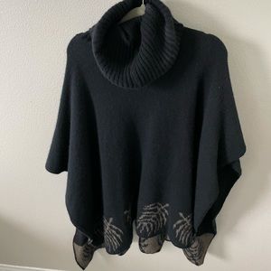 New Zealand McDonald Merino Wool Poncho